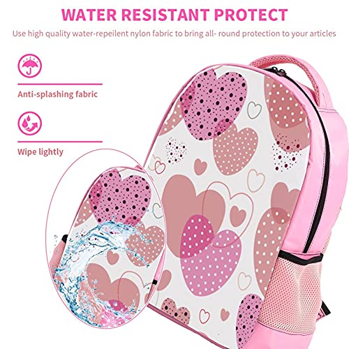 Sac à dos d'école rose enfants étudiants primaire adolescents multicolore