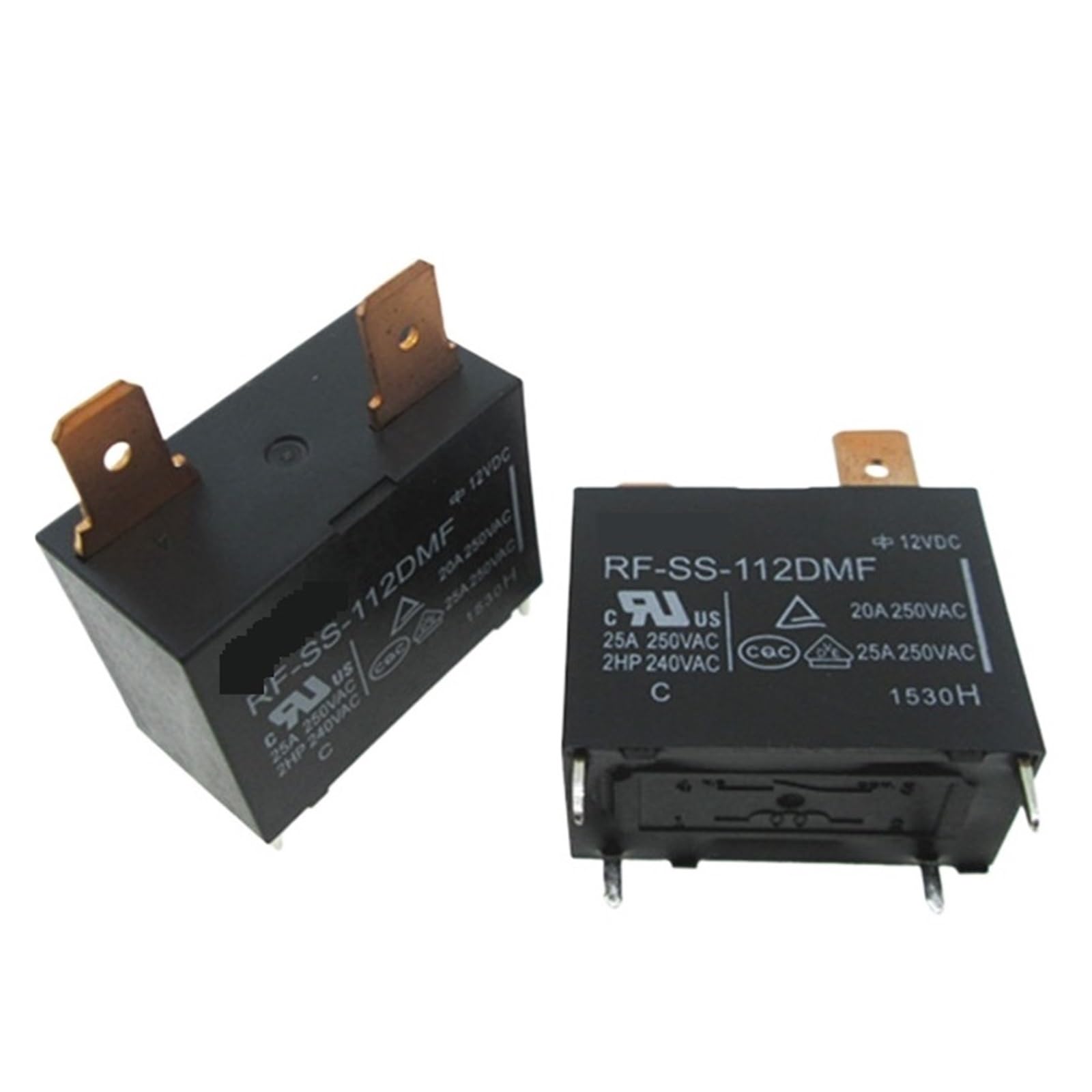 Relais RF-SS-112DMF 12VDC 20A haute performance pour commutation stable - 50x