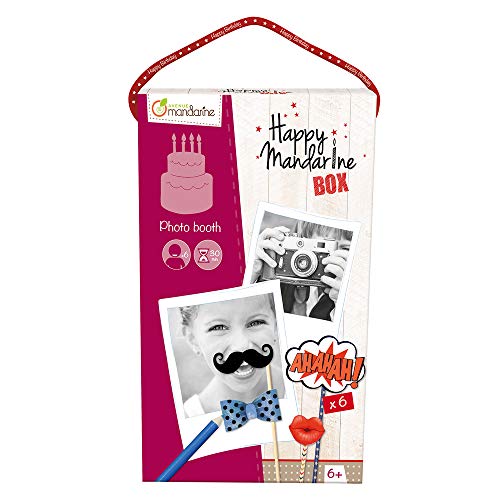 Avenue Mandarine KC007O - Une boite créative Happy mandarine box comprenant 6 photos à customiser pour 6 enfants