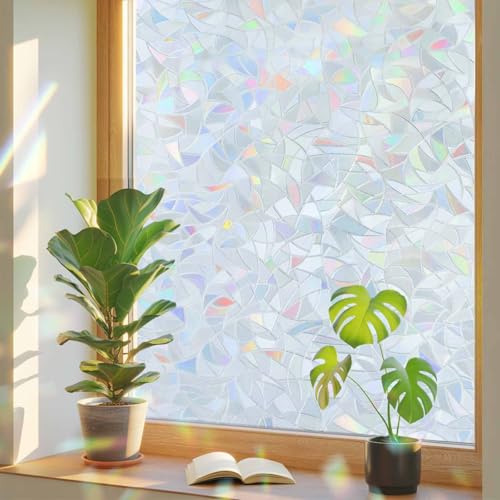 Película Decorativa para Ventana Rainbow 19.6''x39.3'' Blanca miniatura 1