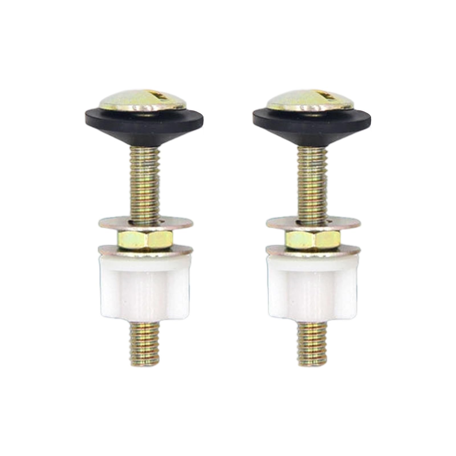 Tsophreniq S0384 Strong Toilet Tanks Fastener Extra Long Steel Bolts Erosion Resistant Secure Leak For Toliets Steel Toilet Bolts
