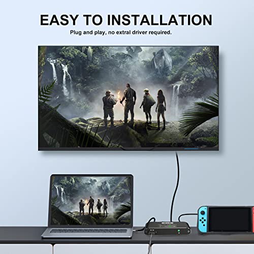Conmutador HDMI de aluminio con soporte 4K y 3D para una nitidez absoluta 6