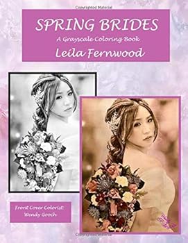 Paperback Spring Brides: A Grayscale Coloring Book