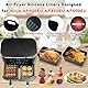 HUMTEOXI Heißluftfritteuse Zubehör Ninja Foodi AF400EU, AF300EU, 7,6L-9.5L Und anderen Dual Zone Air Fryer, BPA-Frei,Ninja Dual Zone Heißluftfritteuse,Air Fryer Accessories