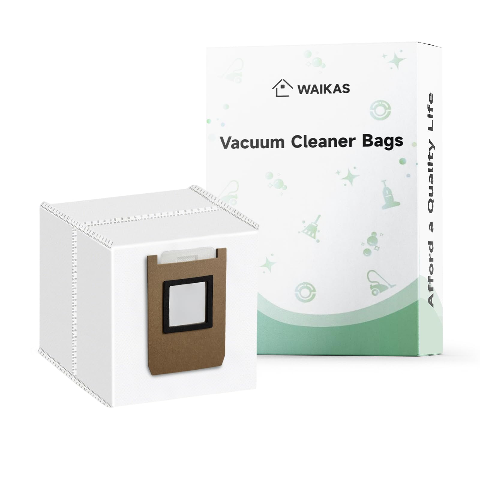 WAIKAS Dust Bags for Eufy Robot Vacuum (Omni E28/E25/C28 &amp; E20),20-Pack