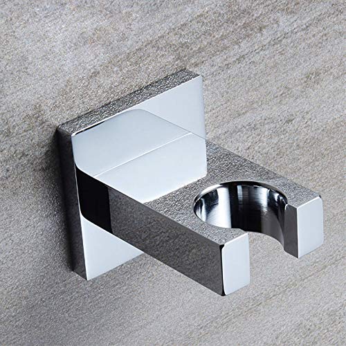 Support de pommeau de douche chromé pour rénover une cabine de douche moderne
