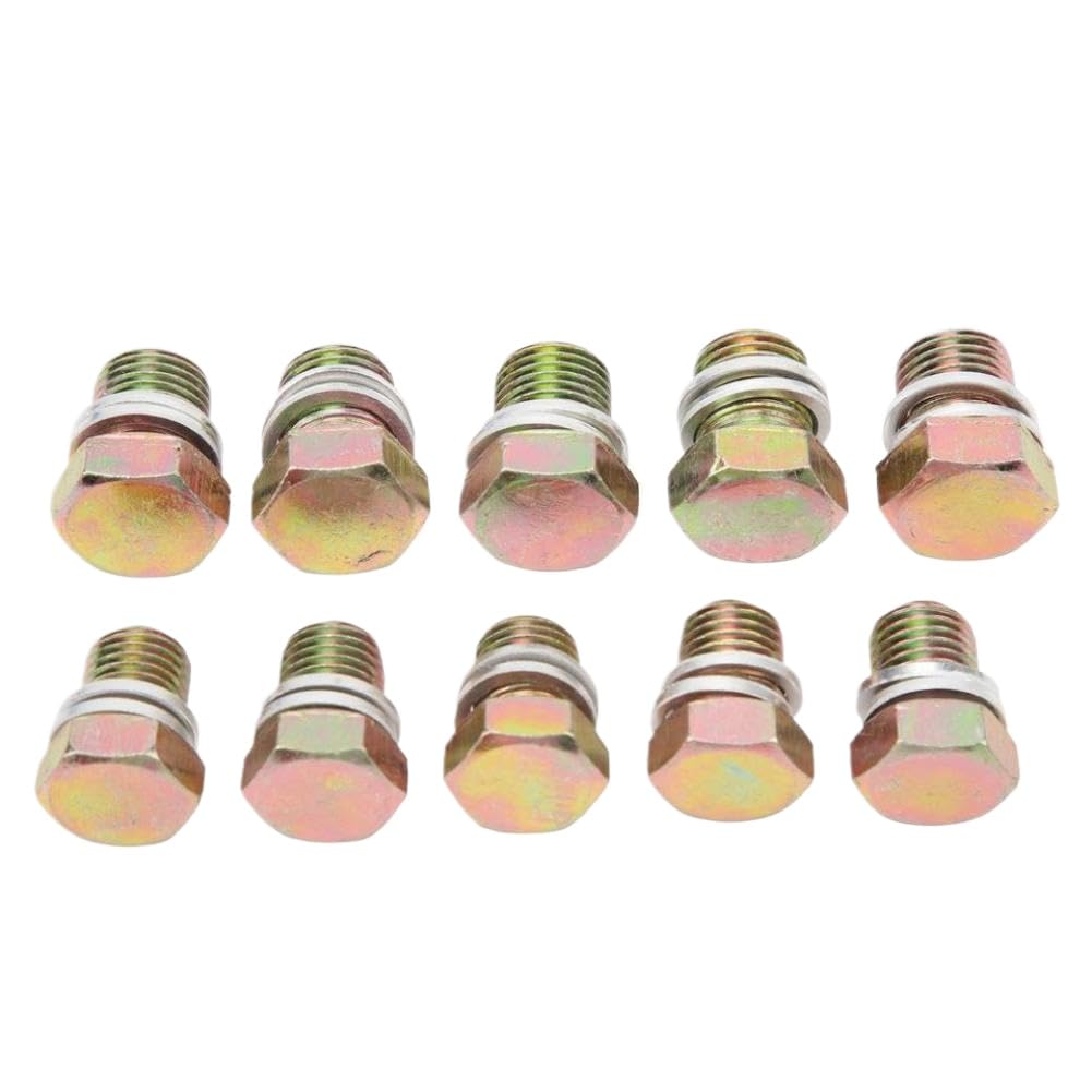 Kit di riparazione filettatura coppa olio da 64 pezzi Set di strumenti per tappo di scarico del cambio della coppa M13 M15 M17 M20