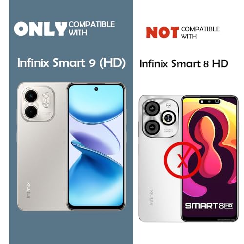 Image of Shockproof Case for Infinix Smart 9 HD 4G | Full Camera Protection | TPU Flexible Back Cover for Infinix Smart 9 HD 4G (Steel Blue)