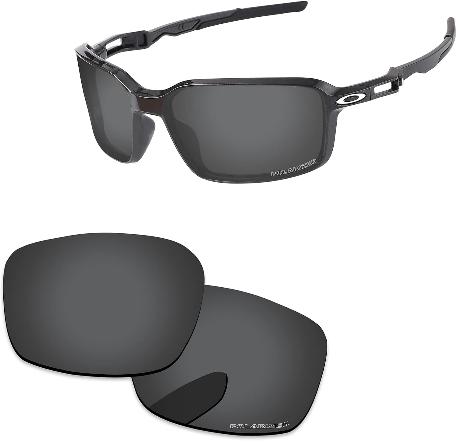 Amazon | PapaViva 偏光 交換レンズ For Oakley Siphon シルバー