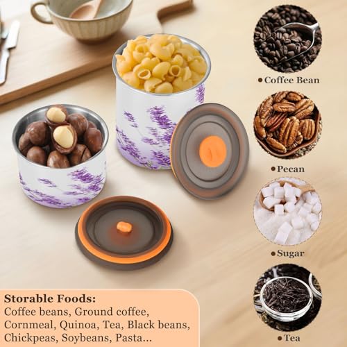 Contenedor Hermético para Café de Acero Inoxidable 900ml miniatura 5