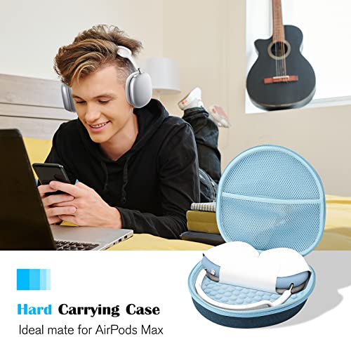 ProCase Hard Case for Apple AirPods Max & AirPods Max 2, Travel Protective Carrying Case with Silicone Ear Cushion Covers - Image 2