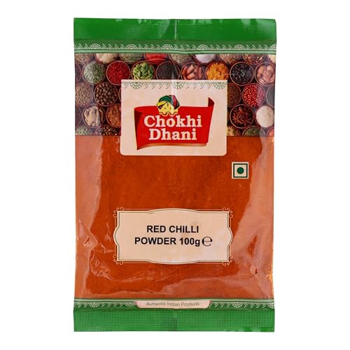 Chokhi Dhani Red Chilli Powder 100 gm | Pure Hot Lal Mirch for Cooking | Organic Chilli Powder for Curries & Pickles