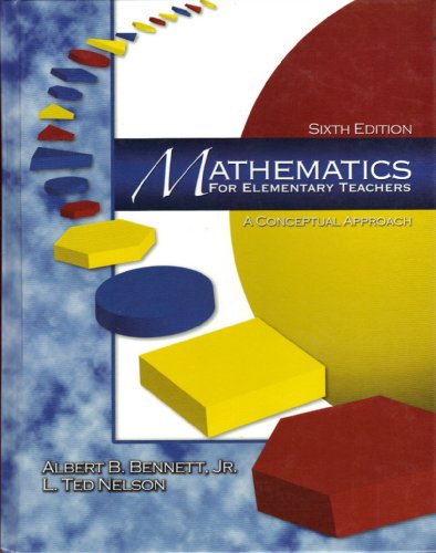 Mathematics for Elementary Teachers: A Conceptu... 0072931647 Book Cover