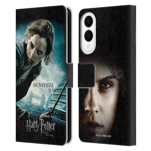 Étui en cuir Harry Potter Samsung S25 Edge aux finitions Deathly Hallows VII