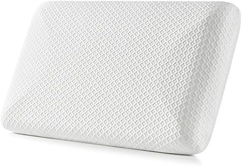 Firm Memory Foam Pillow for Side Sleepers - Jiaao Hypoallergenic Bed Pillow for Neck Pain Relief, Top Rated Cervical Pillow with Removable Scuba Cover with Invisible Zipper, Standard