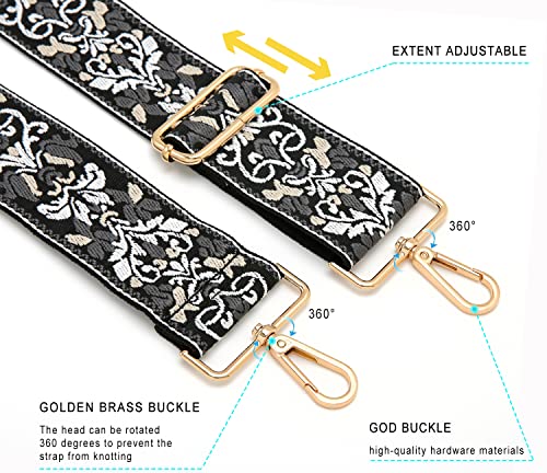 Image of Purse Strap 1.97 inch Wide Replacement Crossbody Strap Handbag Guitar Strap Purse Shoulder Strap Adjustable