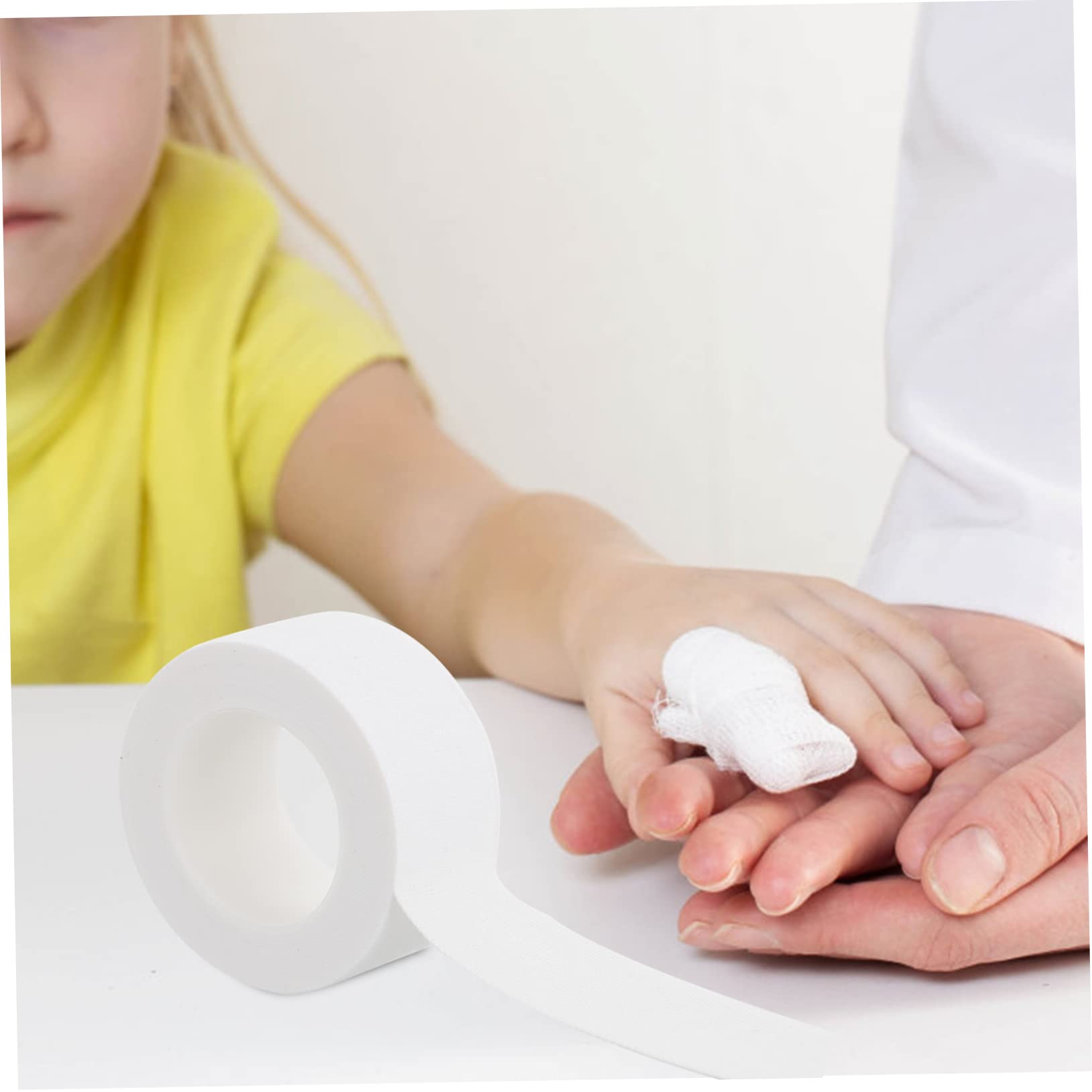 NOLITOY Tape First Aid 6 Rolls Breathable Cotton Tape Athletic Dressing Bandage