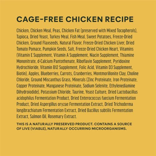 Instinct Raw Boost | Natürliches Trockenfutter für Hunde mit gefriergetrockneten Stücken | High Protein | Getreidefrei Rezept | Echtes Huhn | 1,6 kg | Beutel