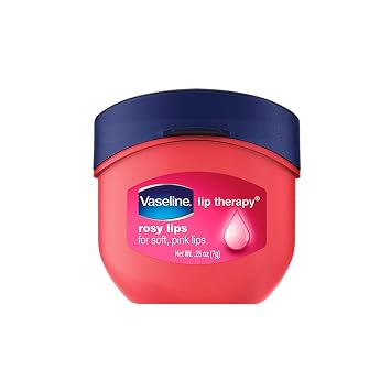 Vaseline Lip Therapy Rosy Lips Mini 8-Pack Rose-Tinted Lip Balm, Moisturizer for Soft, Pink Glow, 0.25 OZ Ea