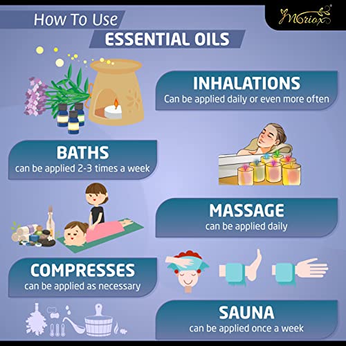 Moriox Aromas Rose,Lavender & Tea Tree essential oils for Hair,Skin & Aromatherapy 100% Pure & Natural Oils (15ml) (Pack of 3) - Image 5