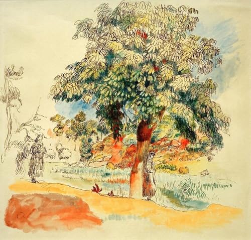 Paysage du Sud de Renoir grand tableau déco pour sublimer votre chambre