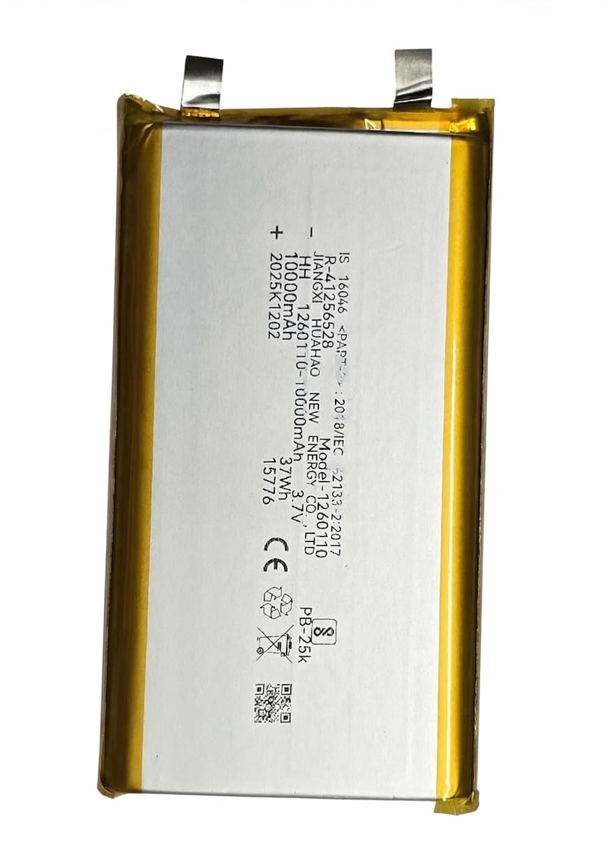 3.7V 10000mAh Rechargeable Lithium Polymer Battery 1260110 Soft Pack Energy Cell for DIY Powerbanks(Set of 1) (Set of 10)-image-39
