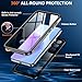 Justcool for Samsung Galaxy S25 Plus Case Waterproof,Built-in Lens & Screen Protector, Full Heavy Duty Protection, 12FT Military Shockproof, Dustproof, Anti-Scratched Phone Case,Black/Clear