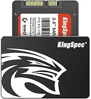 KingSpec SSD SATA III de 1 TGB SSD de 6 Gb/s, SSD SATA de 2,5 polegadas com flash 6Gb NAND, discos rígidos internos de estado sólido, para laptop e PC Desktop (velocidade R/W de até 550/520 MB/s)
