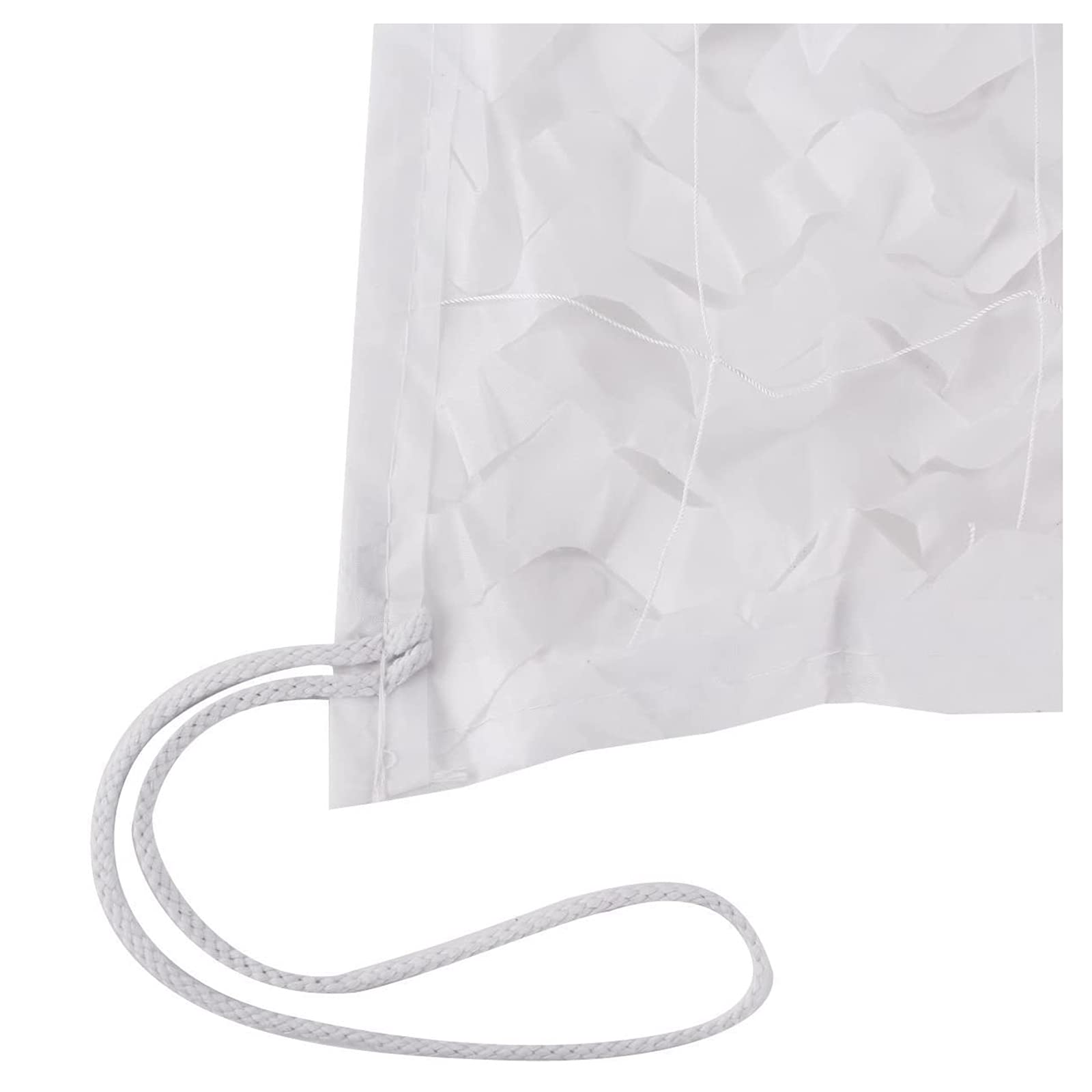 Camouflagenetten Wit,Schaduwnet,Jacht Versterkte Camouflagenet,Militaire Decoratie,Camping,Leger,Autodekking,210d Oxford Doek Camouflagenet Zonnescherm,Voor Pergola Tuin,White-1.5x2m(4.9 * 6.6ft
