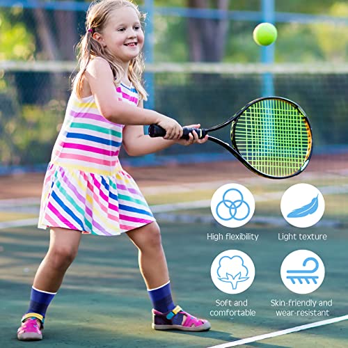 Image of Haysandy 4 Pieces / 2 Pair Kids Ankle Support Brace Elastic Kids Compression Socks Knitted Ankle Sleeve for Jogging Running Fitness(Dark Blue,5-10 Years)