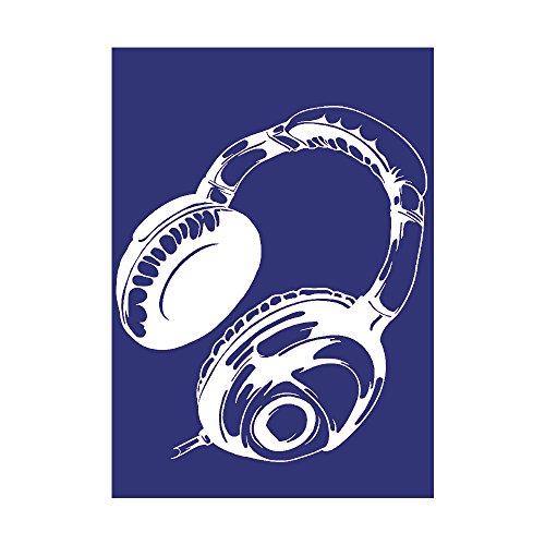 4501700, Kopfhörer, DIN A4, 1 Schablone mit Rakel im SB-Btl.