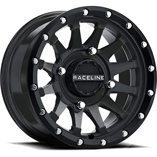 Raceline A95B Trophy 14x7 4x156 +10mm Satin Black Wheel Rim 14' Inch