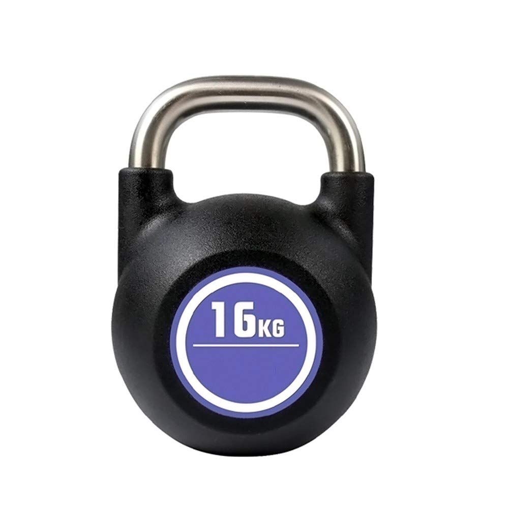 Kettlebells AGYH Stahlguss, Profi-Krafttraining, Core Training, Muskeltraining, 8kg/10kg/12kg/14kg/16kg/18kg/20kg/22kg/24kg (Size : 16kg/35.2lb)