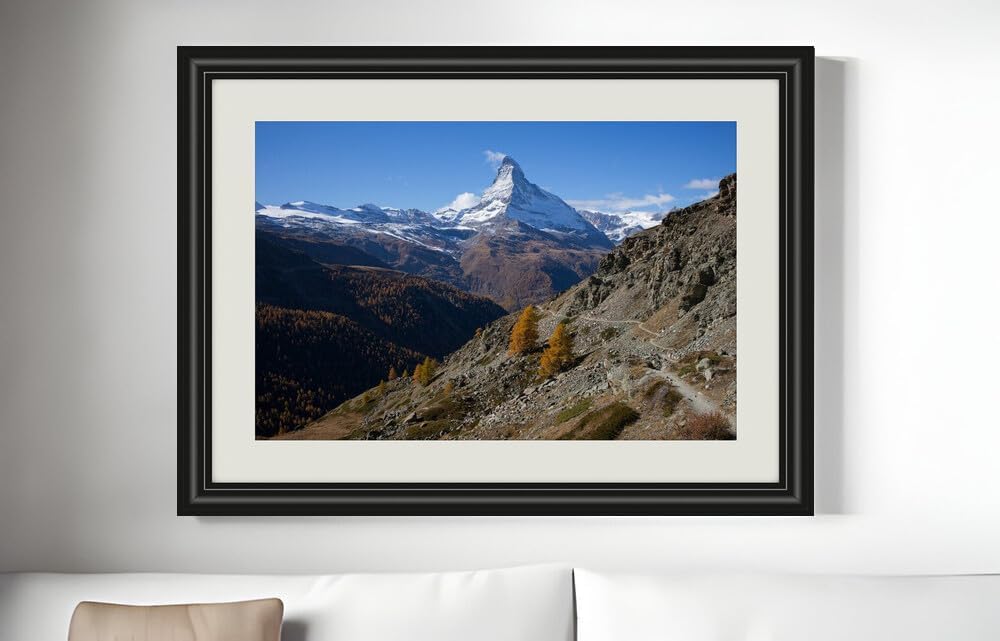 JVERFJVERF - JZZF29972 Switzerland Mountains Zermatt Alps| Self-Adhesive Painting | Frameless