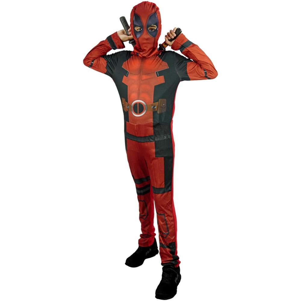Fantasia Deadpool Infantil longa Com Gorro em promoção! Veja a oferta e mais achadinhos de Pijamas & Fantasias Infantis 2 Hoje é o melhor dia para comprar Fantasia Deadpool Infantil longa Com Gorro com aquele preço maroto! Promoção! Aproveite a oferta! 2