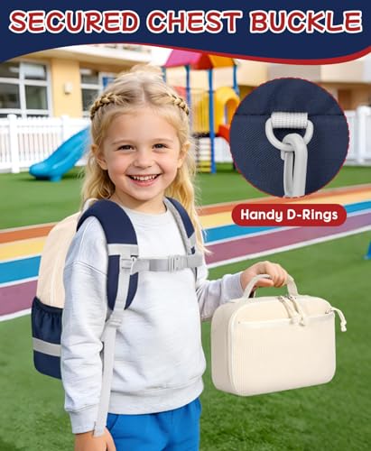 Image of Kids Backpack for Girls Boys Preschool Kindergarten Small Backpacks Bookbag | Preschool Daycare Backpacks for Children Mini Lightweight 2-4 Kid 12 inch Book Bag with Reflective Straps