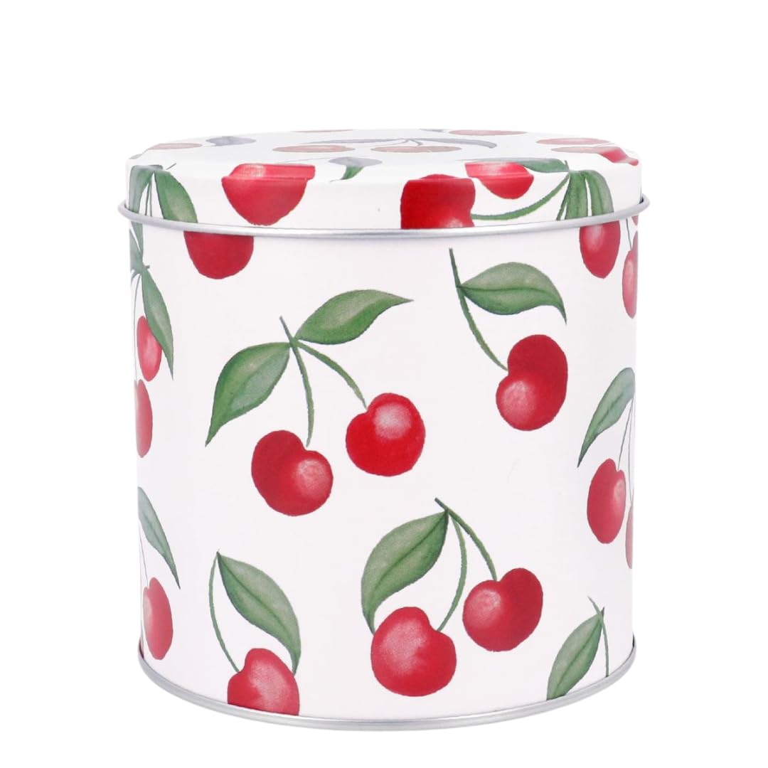 Gisela Graham Cherry Design Small Tin – Decorative Storage Solution