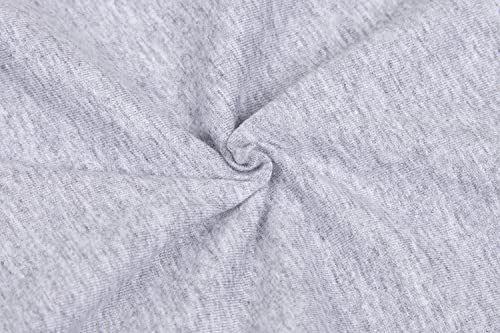 Littlespring Toddler Girls Swing Dress Cute Cat Pattern Short Sleeve Grey 3T #TOP7