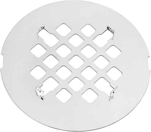 Miniatura 3 de Artiwell Cubierta de drenaje de ducha a presión de 4-1/4 pulgadas, rejilla redonda de desagüe de ducha, cubierta de repuesto, diseñada para una