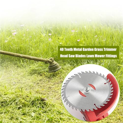 Tête de coupe-herbe à 40 dents pour débroussailleuse à bois