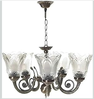 Light Home Decor Chandelier for Living Room, Modern Jhoomar Light with 5 Lamp, Antique Home Decor Brass Jhoomer Ceiling Light for Hall-picture-32