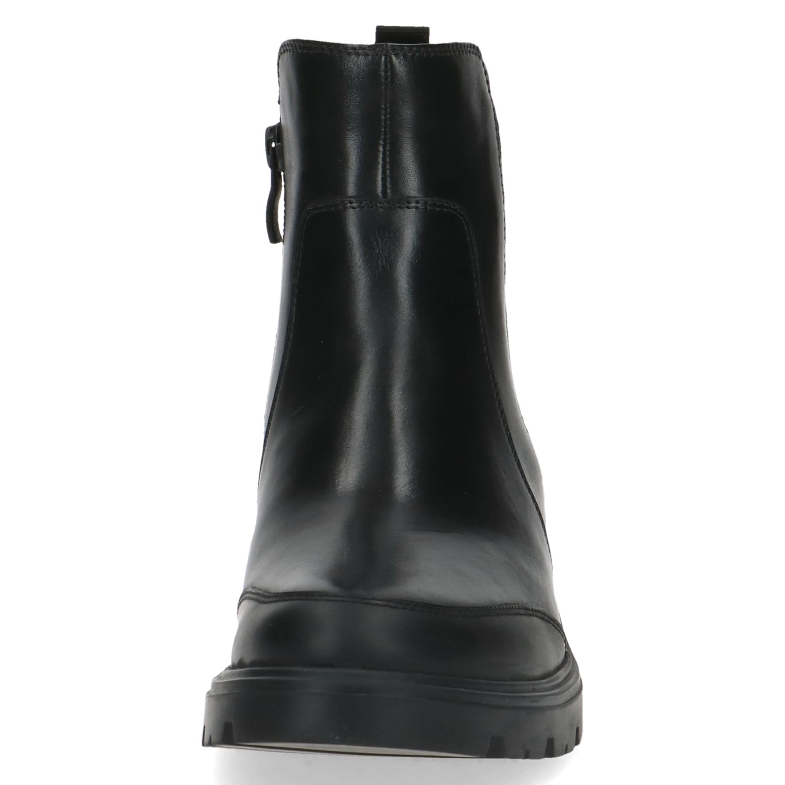 CAPRICE Damen Stiefeletten ohne Absatz Airmotion aus Leder Flach Weite G, Schwarz (Black Nappa), 36 EU – Ansicht 2