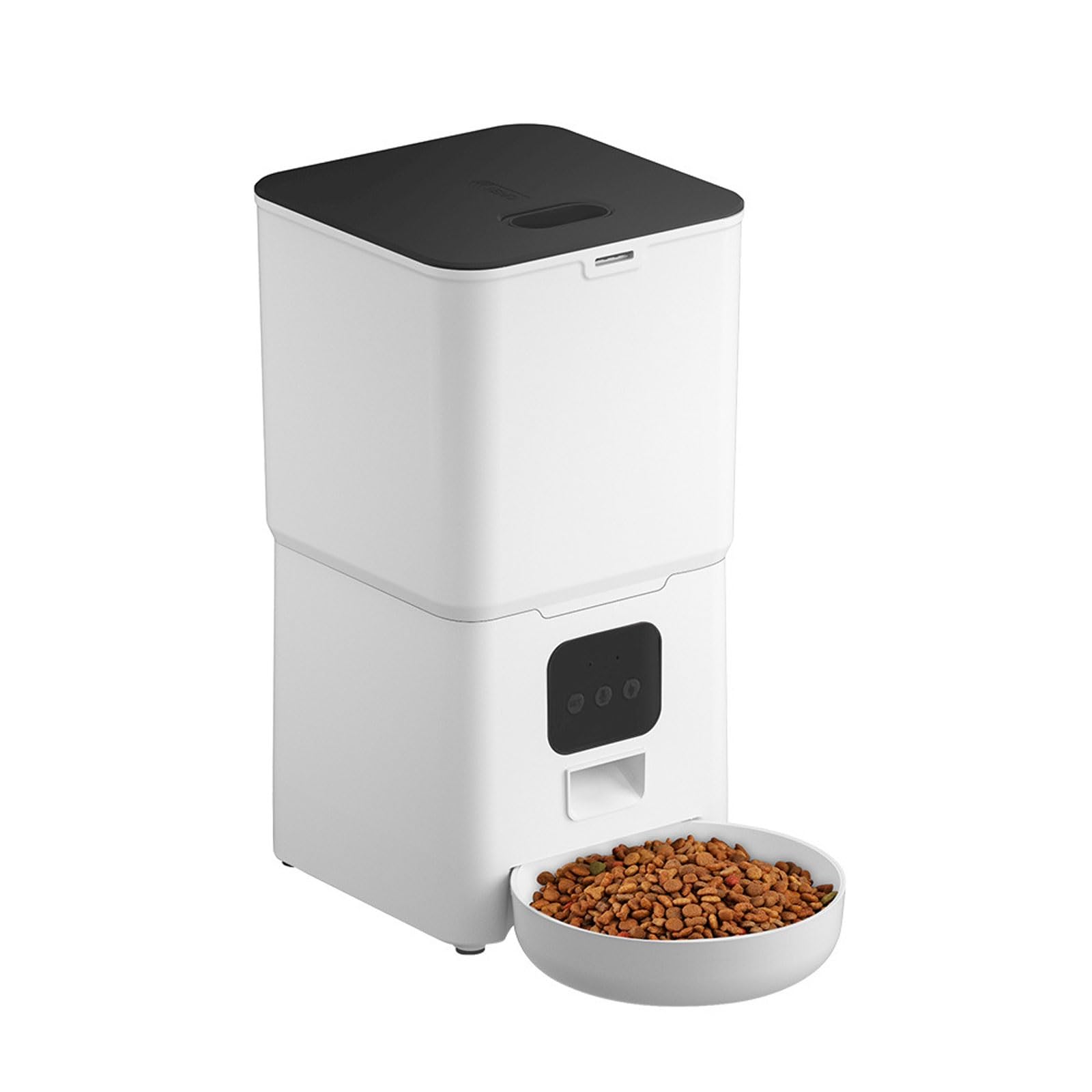 Pet Feeder 6l Pet Feeder Cat and Dog Feeder with Stainless Steel Bowl Pet Supplies Can Feed 1-4