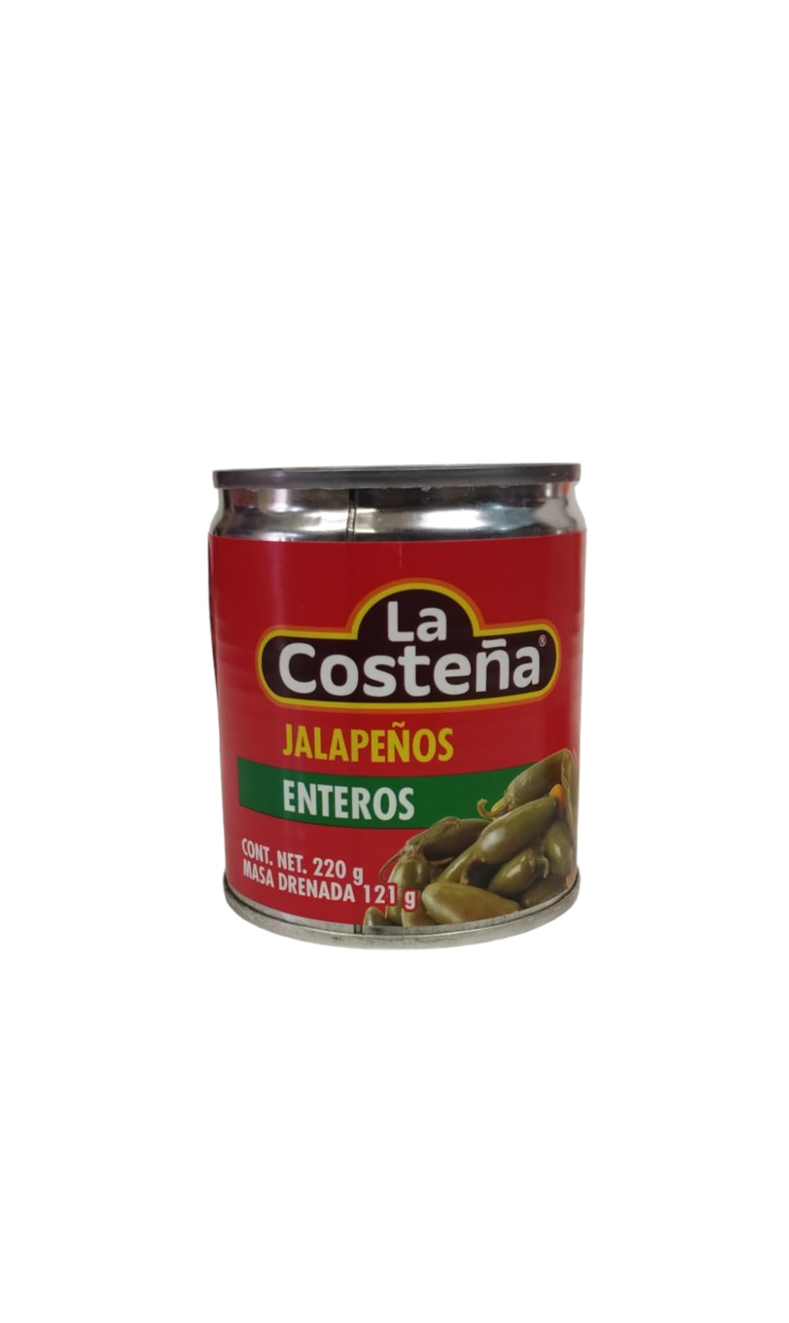 LA COSTEÑA JALAPEÑOS ENTEROS 220 g