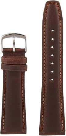 Hadley-Roma Mens MSM881XA-160 Oil-Tan Leather Watch Strap