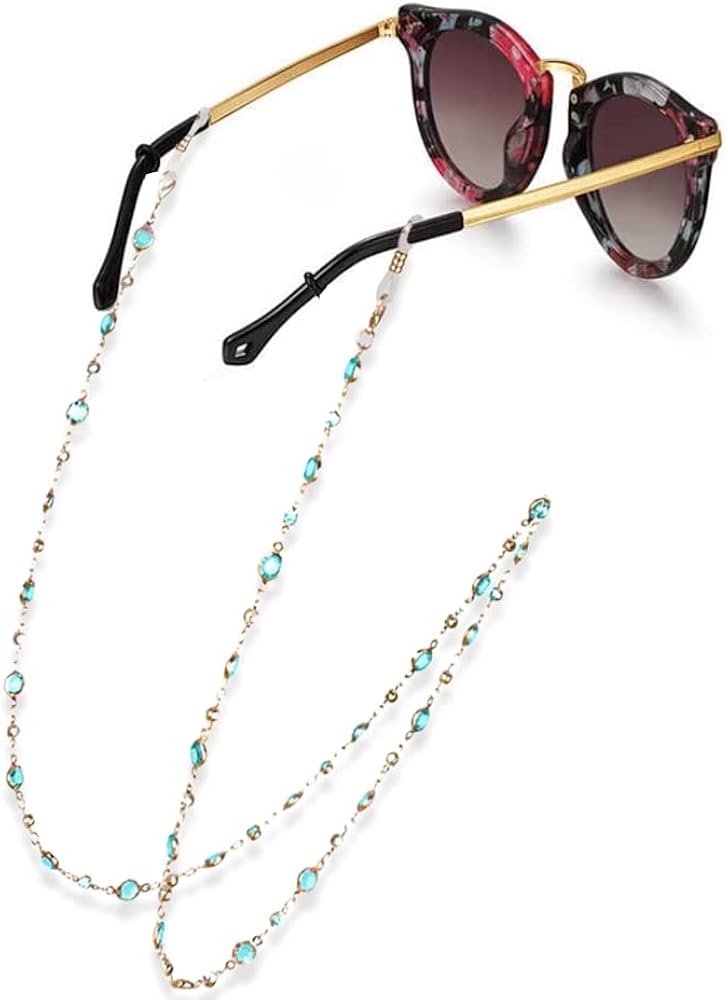 Zeayebsr Cordon Lunettes, 10 Pièces Coloré Chaîne Lunettes De Soleil, Cordon Lunettes Sport, Sangle Corde Retenue à Lunettes De Lecture Pour Femmes Hommes Enfants Sport