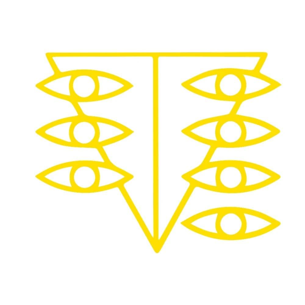Auto Accessory Car Vinyl Decals Windows Bumper Stickers Decoration Accessories(Yellow)