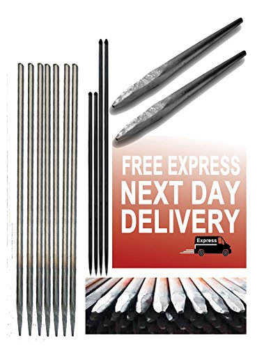 MILD Steel Road Form LINE PINS Concrete TEMPORY Marking Stakes Event Fence (900X16MM 100 PINS)