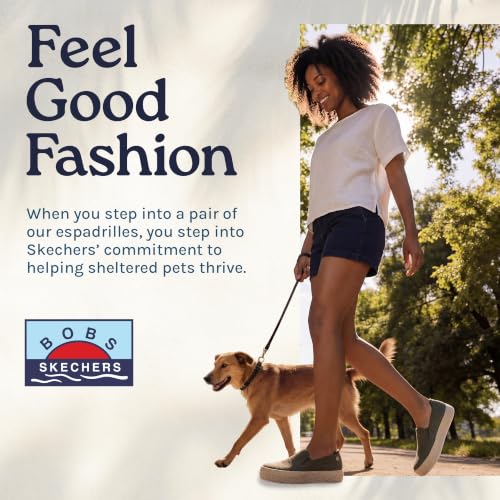 Image of Skechers Women's Bobs Sesame - by The Bay Sneakers | Casua slip-on, Air-Cooled Memory Foam, Skechers Martha Stewart collection, Espadrille Flatform, Crafted with vegan materials
