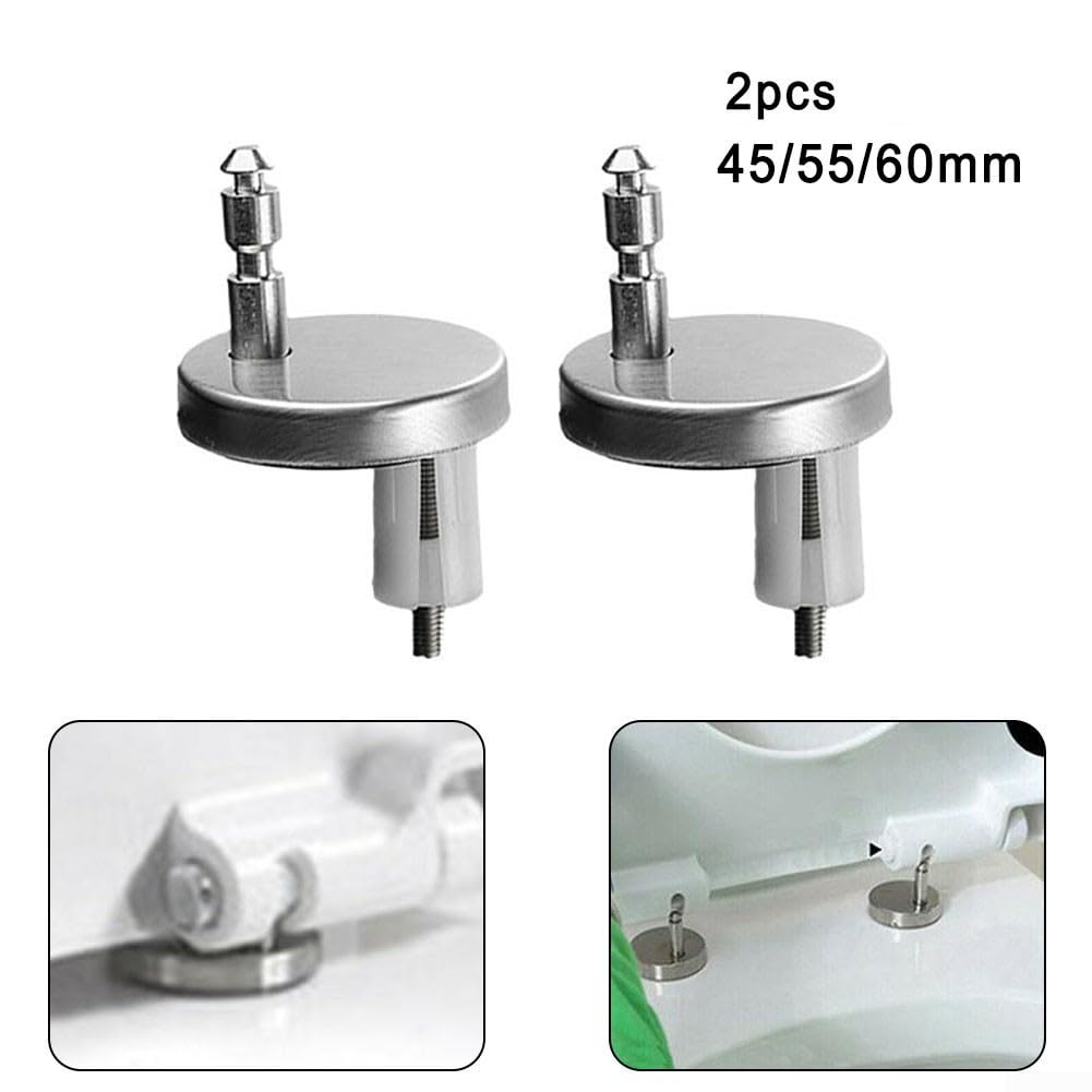 Cerniere in acciaio inox danneggiate o vecchie cerniere per copriwater (55 mm)